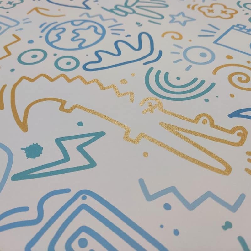 Veer Decor Doodle Wallpaper