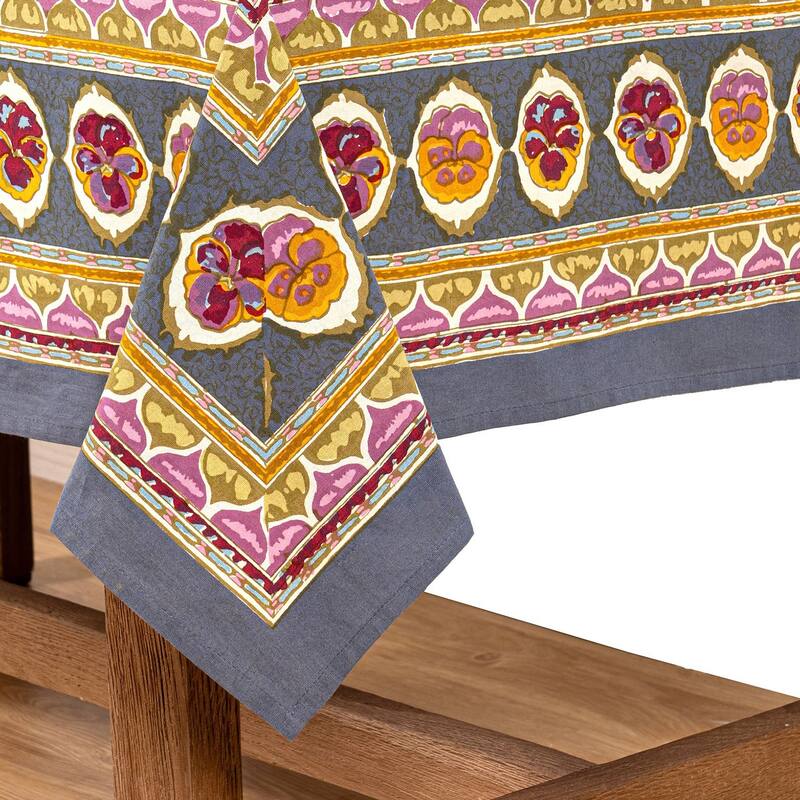 Couleur Nature Pansy Rectangle Tablecloth