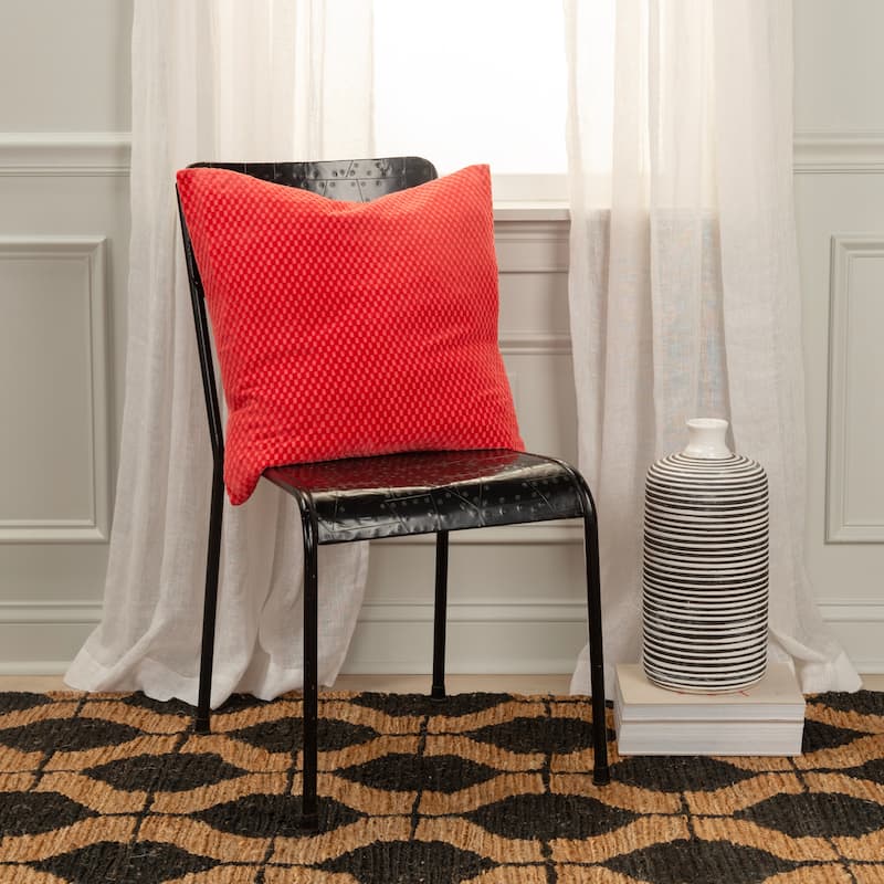 Rizzy Home Transitional Pillow Cover - 20" x 20"