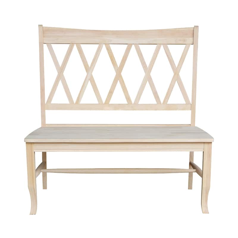 Double X-back Bench