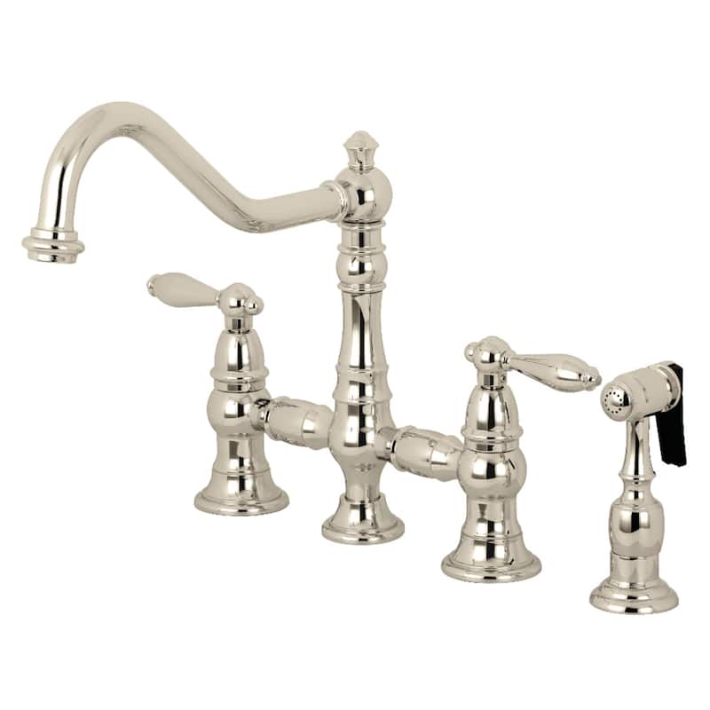 Kingston Brass Restoration Kitchen Faucet with Side Sprayer