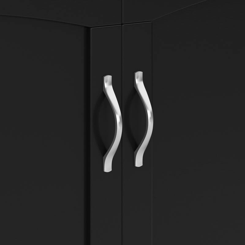 Marion Queen Murphy Bed Chest with 6" Mattress, Storage Drawer & Built-In Charger