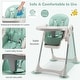Gymax Baby High Chair Folding Baby Dining Chair w/ Adjustable Height ...