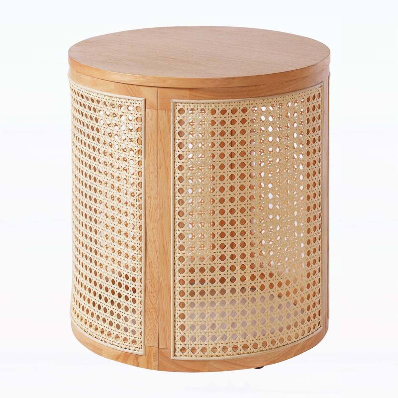 Charming Wood Side Table with Versatile Design