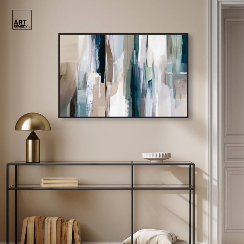 Color Columns Canvas by Art Remedy