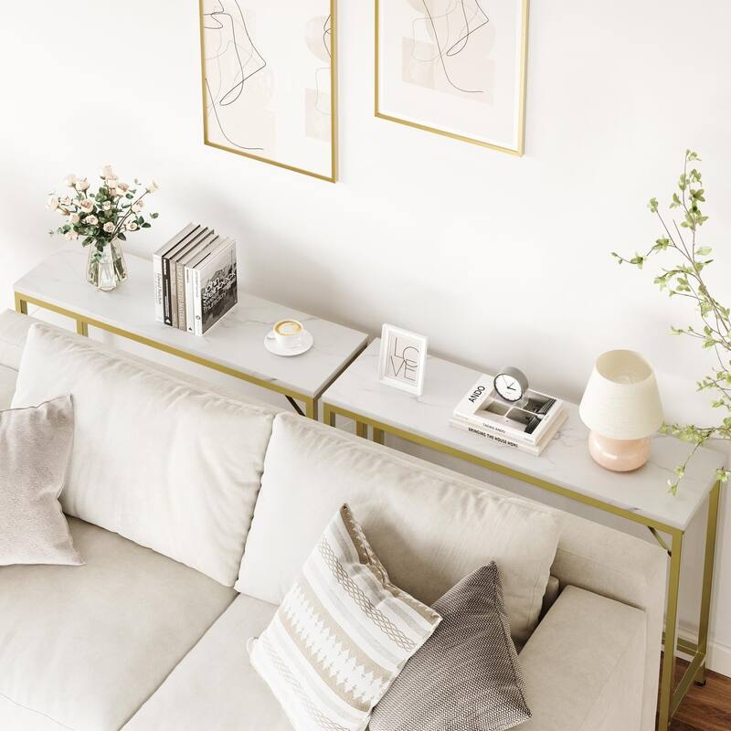 9.1" Narrow Console Table