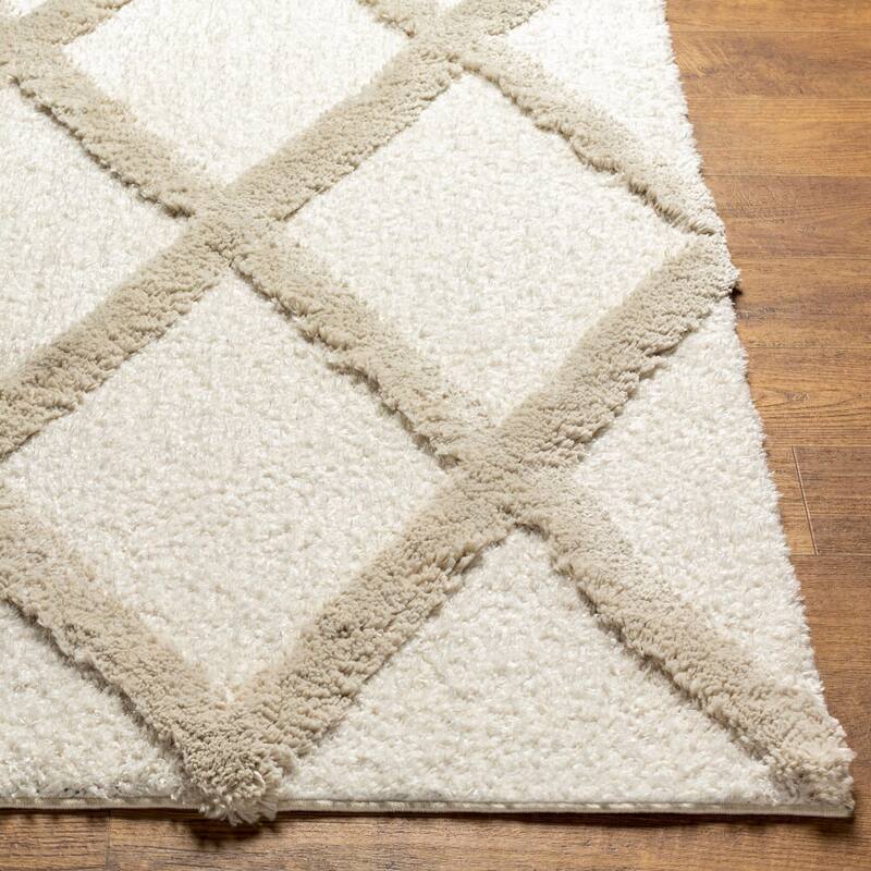 Mr. Kate Daphne Trellis High/Low Plush Area Rug