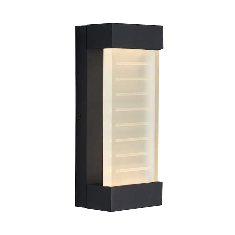 Artika Percy LED Outdoor Wall Light, Black