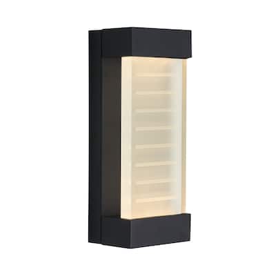 Artika Percy LED Outdoor Wall Light, Black