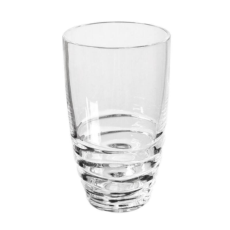 Swirl Acrylic Glasses Drinking Set of 4