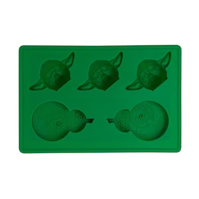 Star Wars Silicone Ice Tray and Chocolate Mold - Yoda & BB8