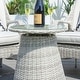 preview thumbnail 12 of 11, 3-piece Outdoor Wicker Patio Dining Table Set with 2 Chairs