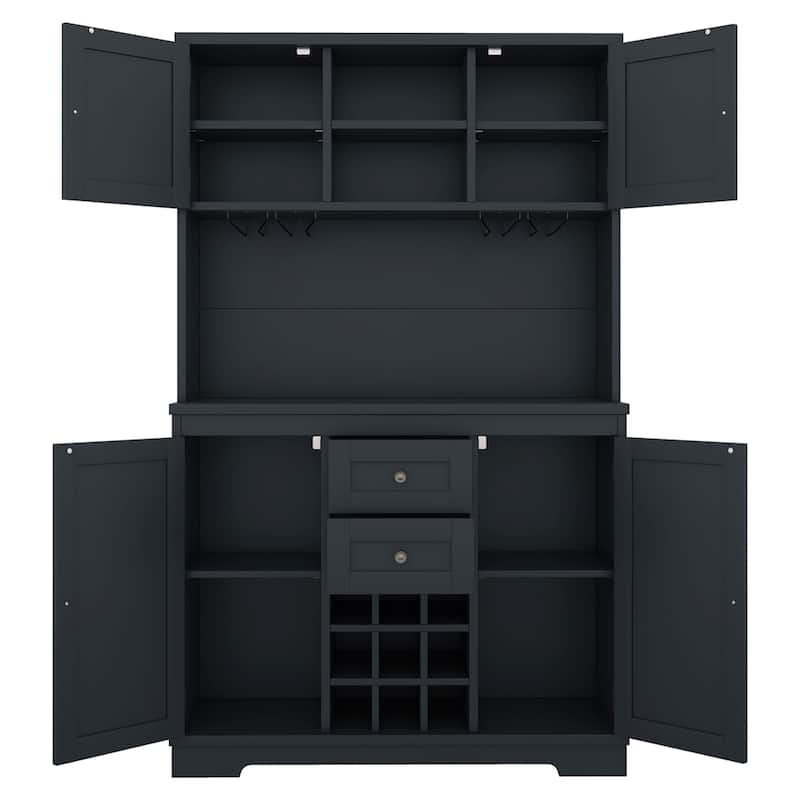 Coffee Bar Cabinet Kitchen Cabinet with Storage,Farmhouse Wine Cabinet
