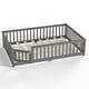 preview thumbnail 137 of 159, Wood Floor Bed with Safety Guardrails and Door