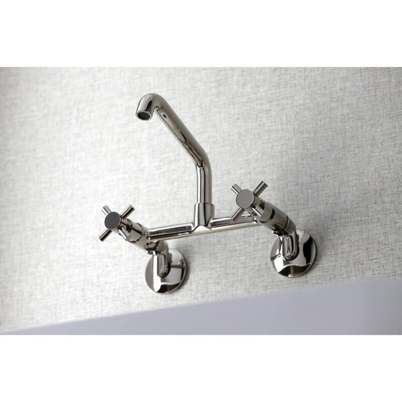 Kingston Brass Concord Two-Handle Wall Mount Kitchen Faucet
