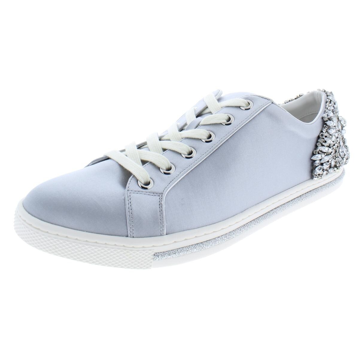 badgley mischka shirley crystal embellished sneaker