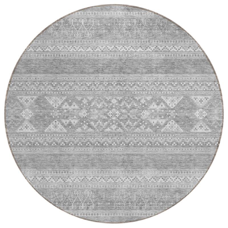 HomeRoots Southwestern Transitional Rectangle Outdoor Rug