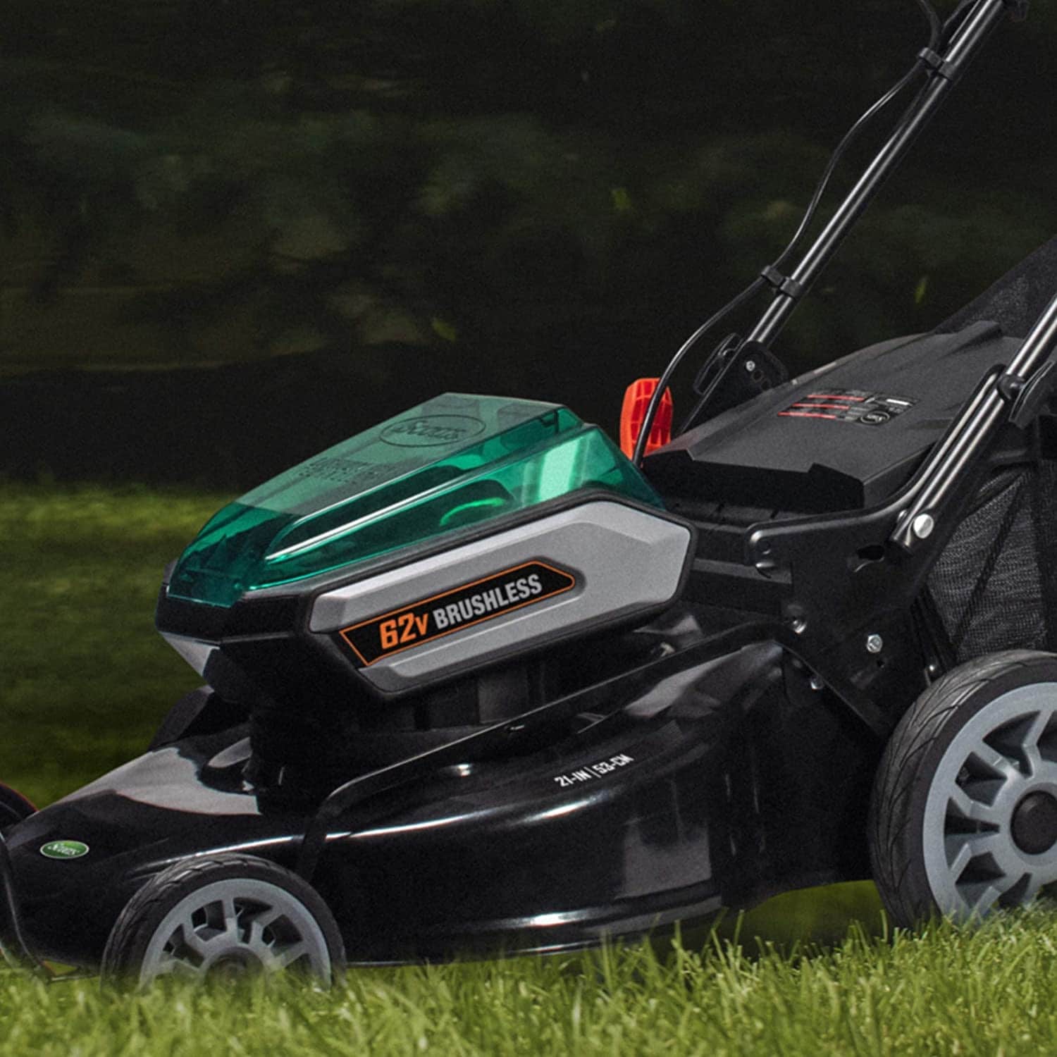 Scotts 62v lithium cordless mower clearance