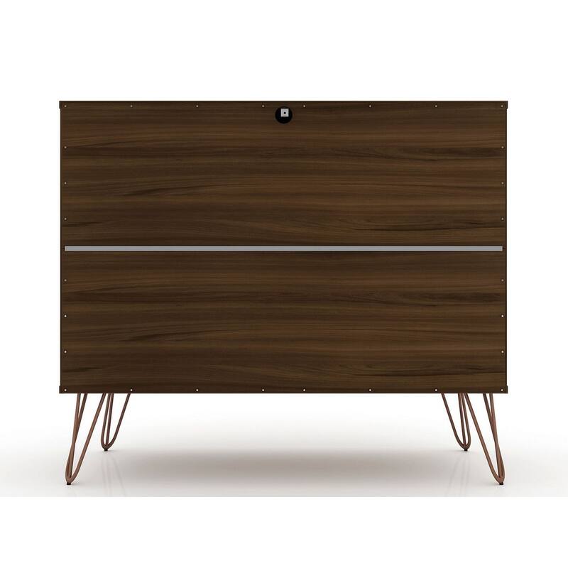 Manhattan Comfort Rockefeller 3-Drawer Dresser (Set of 2)
