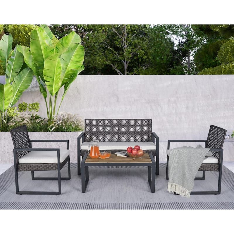 Four-Piece Patio Furniture Set