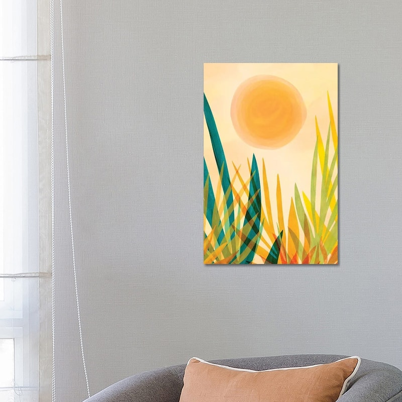 iCanvas "Golden Garden" by Modern Tropical Canvas Print - 26x18x1.5