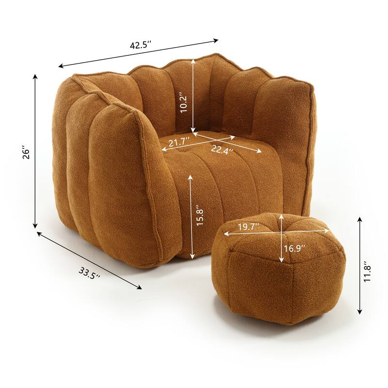 Bean Bag Chair for Adults to Gaming,Reading,and Watching TV