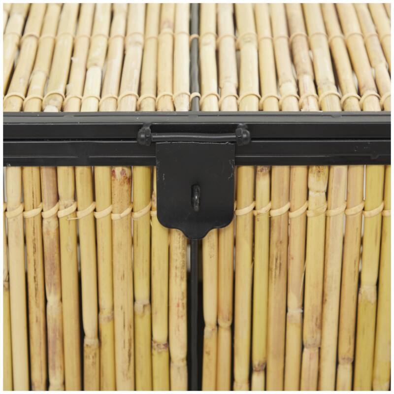 Rattan Handmade Nesting Decorative Trunk - Set of 3 Light Brown - Roche River Decor