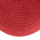 Santa Rosa Woven Jute-look Indoor/ Outdoor Solid Pouf - 18"X18"X12"