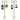 Height Adjustable Garden Shepherd Hook Plant Hanger Bird Feeder Pole - 95" H