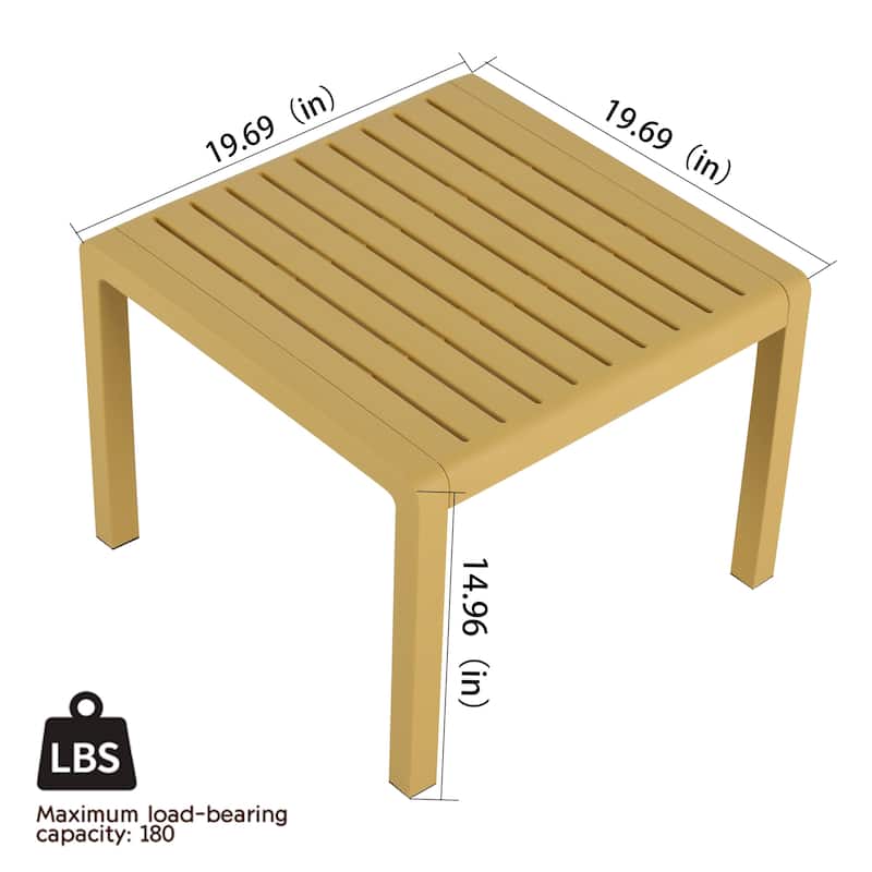 3-Piece Patio Set,Indoor/Outdoor Multi-Purpose Furniture