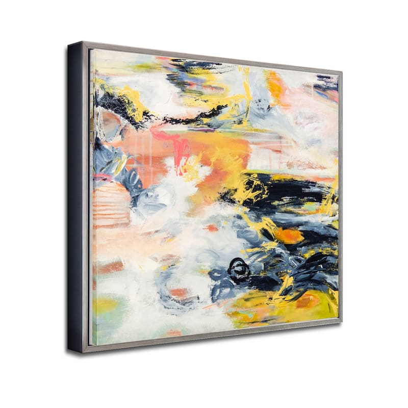 'Corners of My Mind' Framed Canvas Wall Art by Patricia Schwimmer