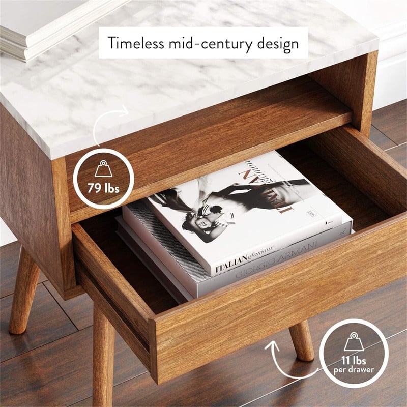 Mid-Century Accent Side or End Table