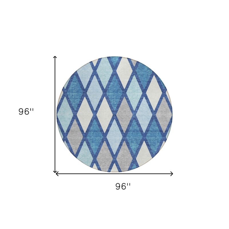 HomeRoots Geometric Transitional Rectangle Outdoor Rug