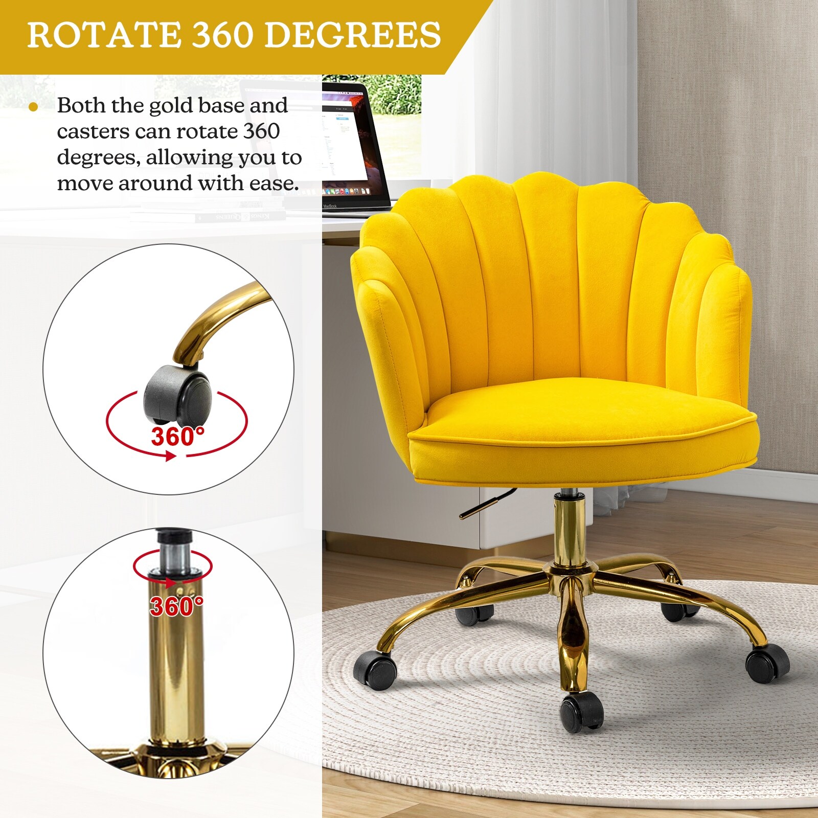 Kepler velvet shop task chair