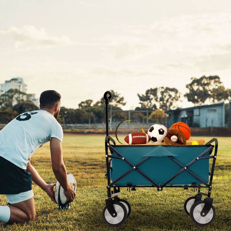 Minimeetall Multi-use Bag,Collapsible Foldable Wagon Cart Beach Wagon Heavy Duty Utility Cart Utility Wagon Grocery Cart