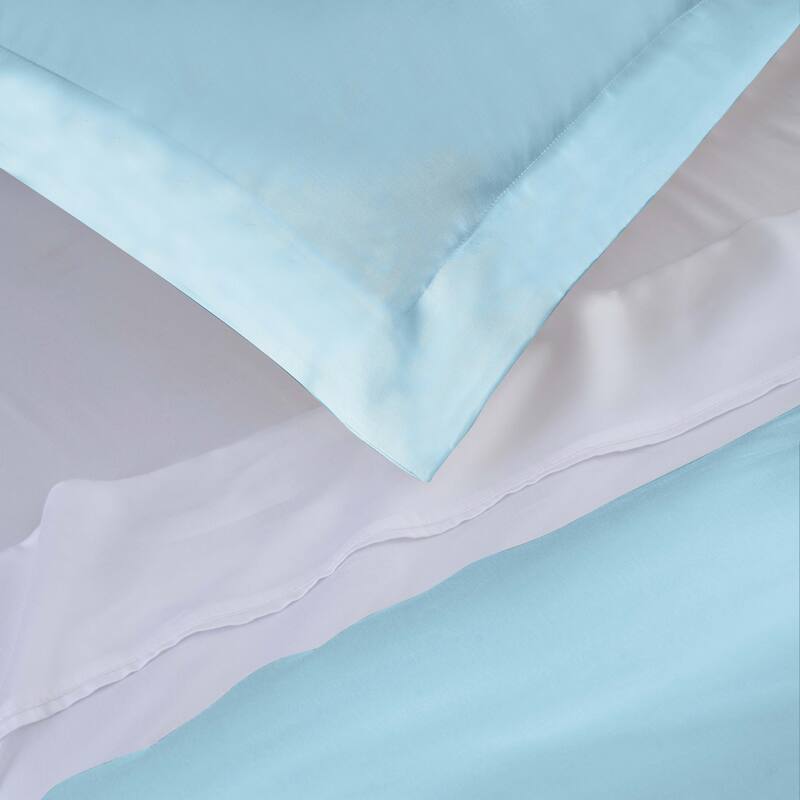 Superior Modal From Beechwood 400 Thread Count Solid Duvet Cover Set