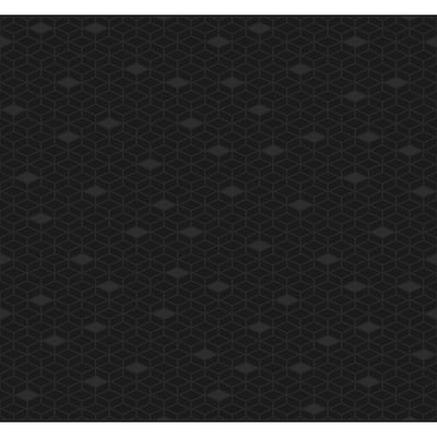 Seabrook Designs Davy Diamond Geometric Unpasted Wallpaper