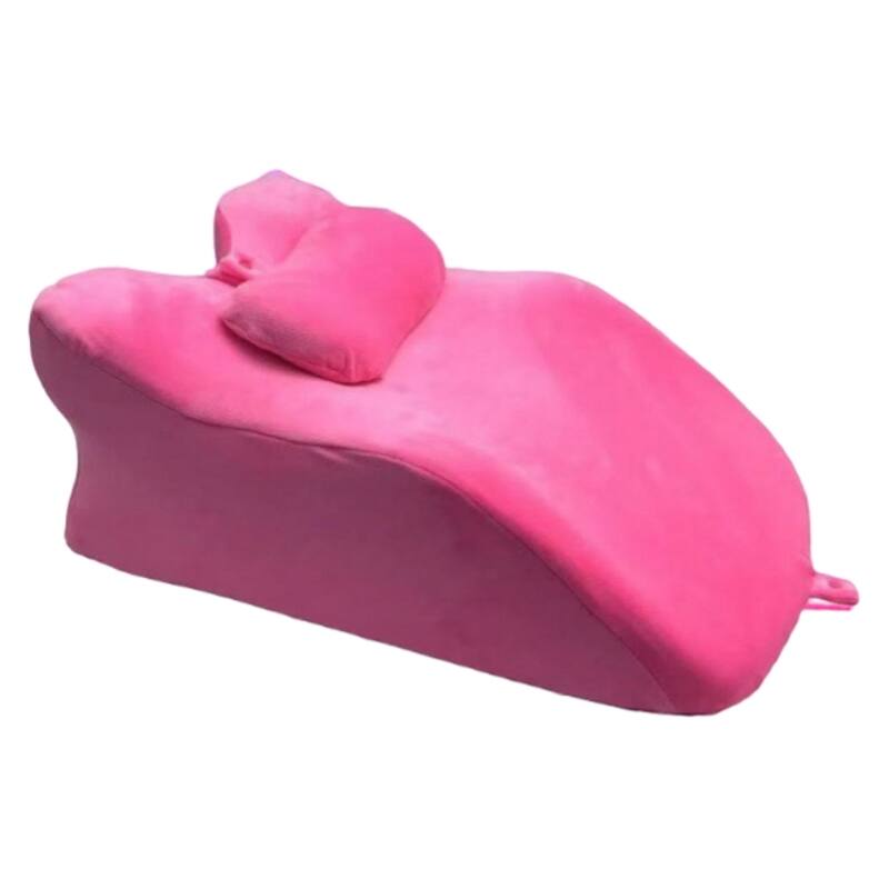 Multifunctional Ergonomic Spinal Posture Support & Multi-Functional Bed Pillow Pink