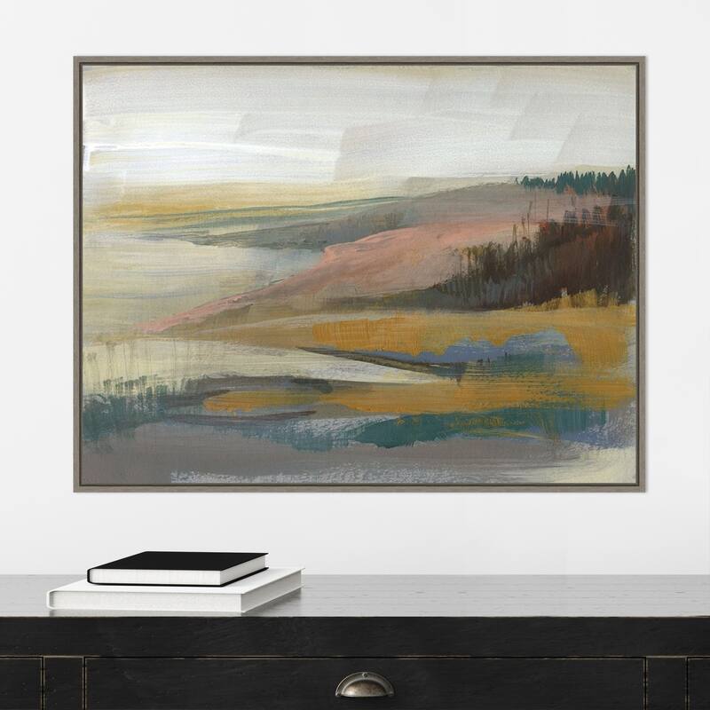 Northwest Cove II by Jennifer Goldberger (30 x 23 in.), Framed Canvas Wall Art Print - Sylvie Greywash - Sylvie Greywash
