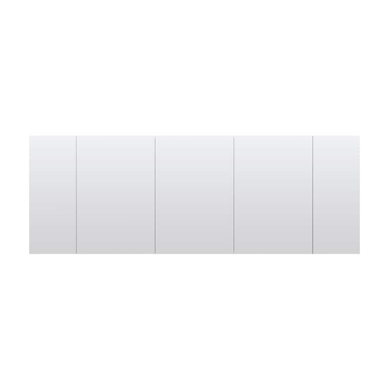 Bath 30'H Recessed or Surface Wall Mount Medicine Cabinet With Adjustable Glass Shelves