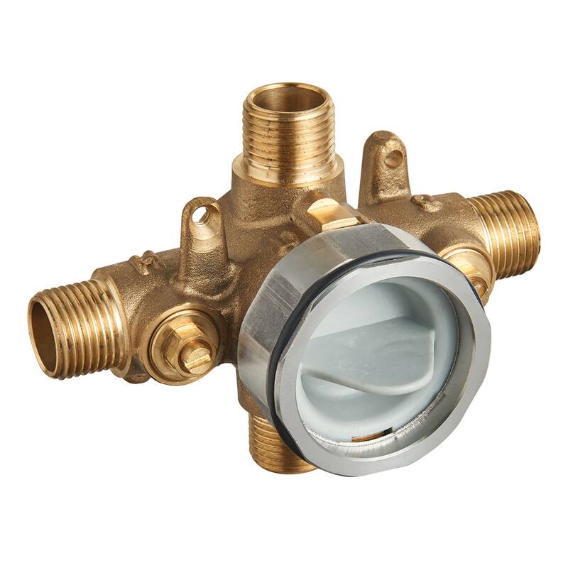 DXV PBV10 Flash Shower Rough-In Valve With Service Stops - Natural