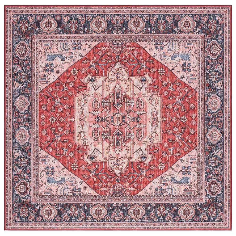 SAFAVIEH Tucson Machine Washable Slip Resistant Nevada Traditional Rug