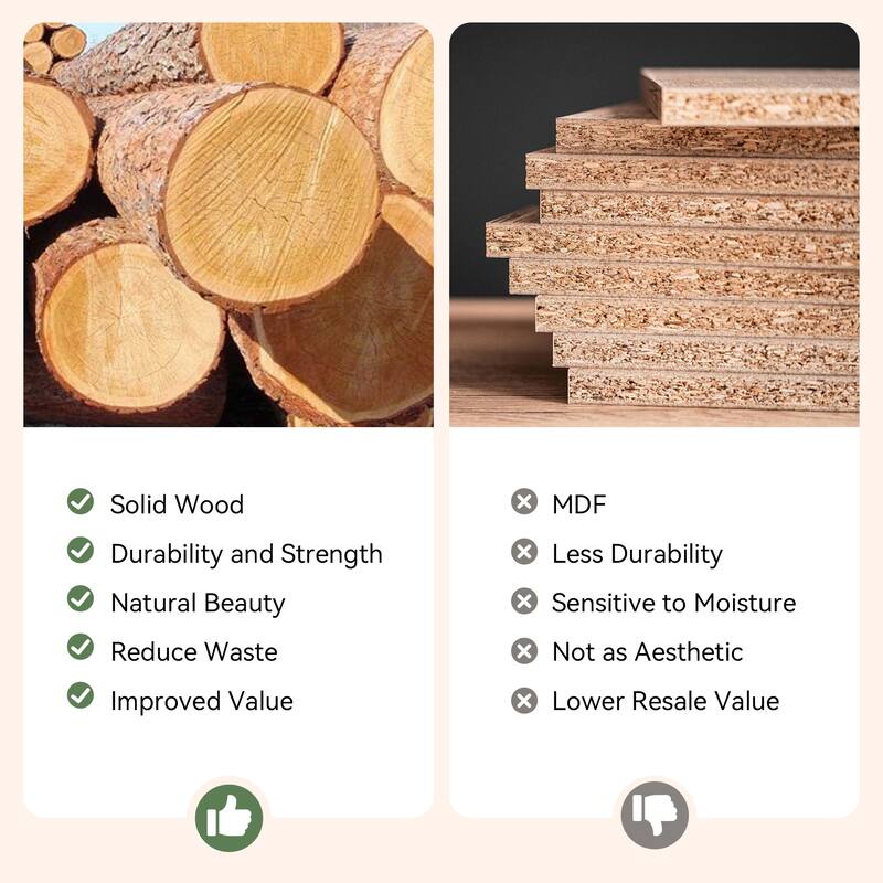 63 Inch Solid Wood Console Table for Entryway