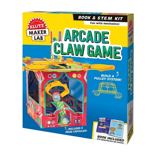 Klutz Maker Lab Claw Machine Kit - DIY Arcade Game Building