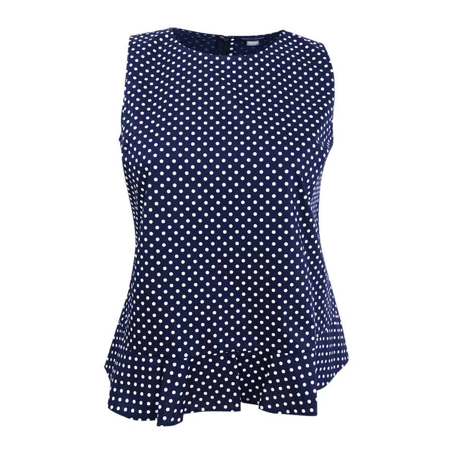 Tommy Hilfiger Women's Printed Peplum Top
