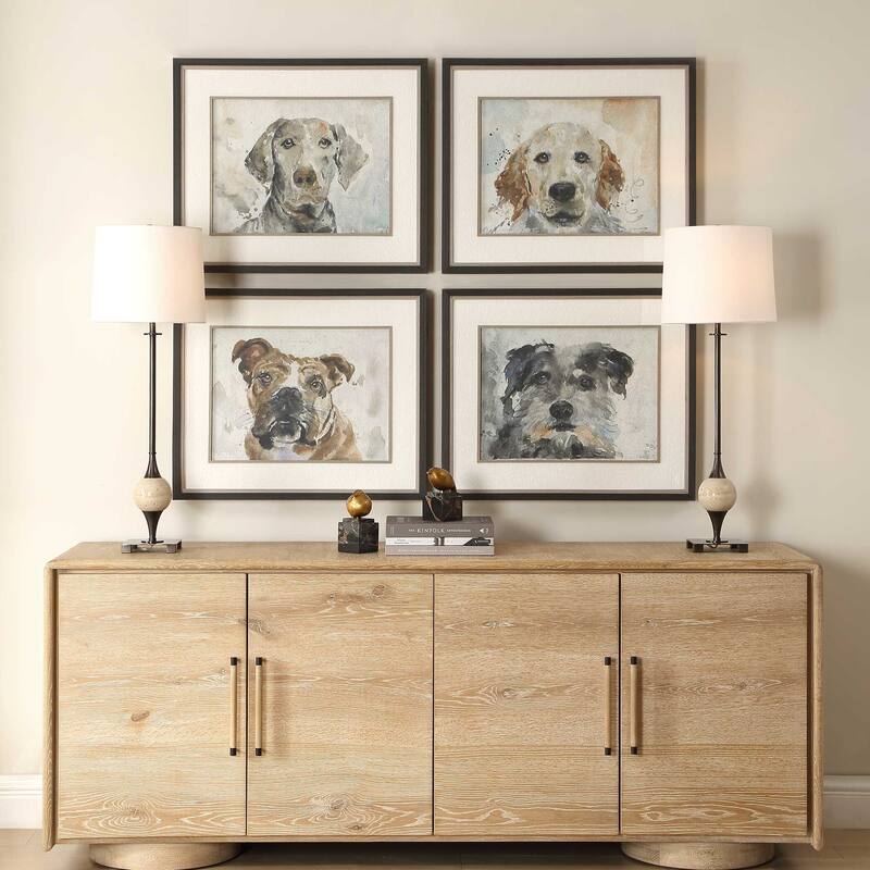 Uttermost Dog Days Framed Prints (Set of 4)