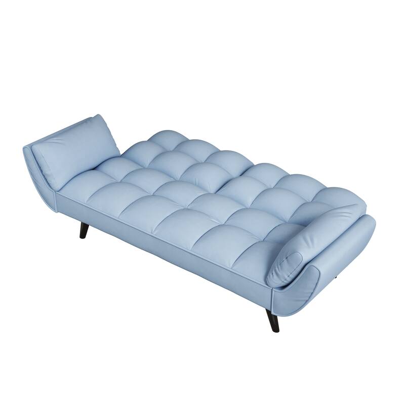 Convertible Sofa Bed with Adjustable Backrest, Folding Sofa Loveseat Upholstered Sofa Couch for Living Room