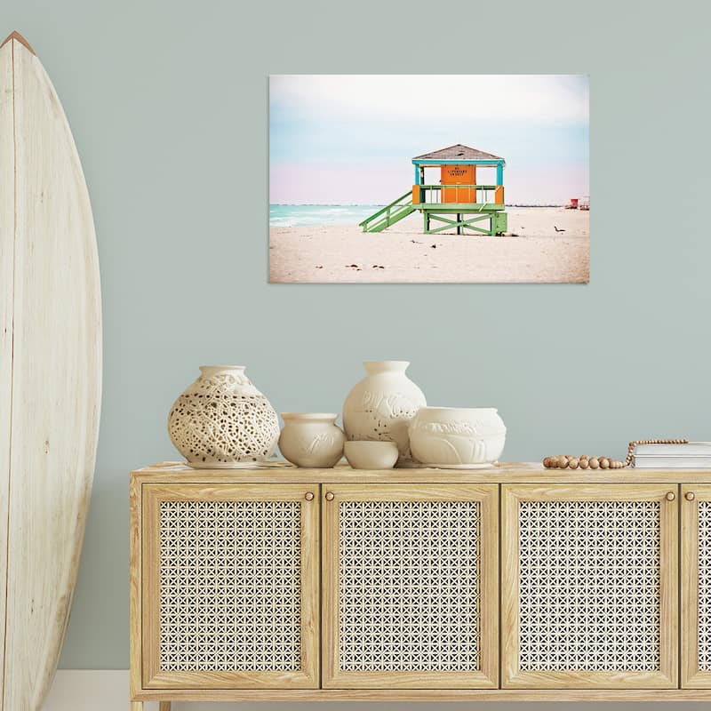 Stupell No Lifeguard On Duty Canvas Wall Art Design By Seven Trees Design