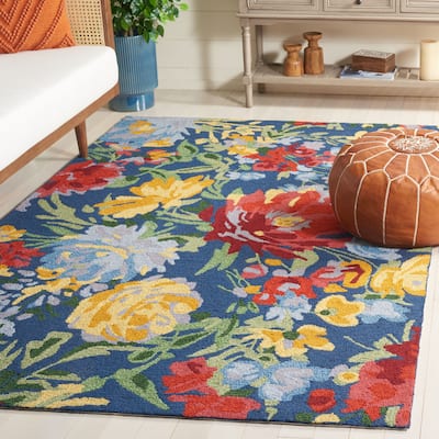 SAFAVIEH Handmade Easy Care Erny French Country Floral Rug