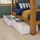 preview thumbnail 18 of 19, Mid-Century Modern Twin over Twin Bunk Bed with Storage Drawers